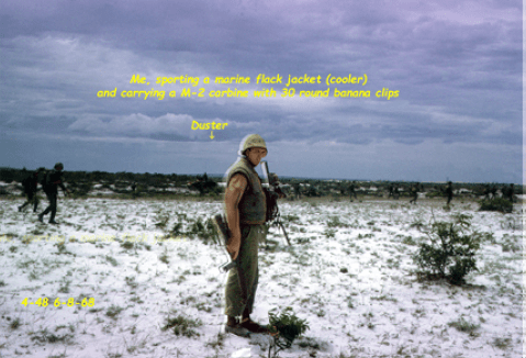 A man in a camouflage uniform is standing in the snow. AI generated content